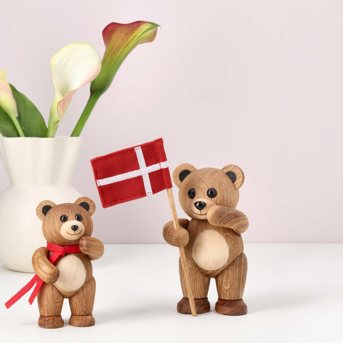 Wooden Teddy Bear Sneeze – Oak · 10 cm | Spring Copenhagen