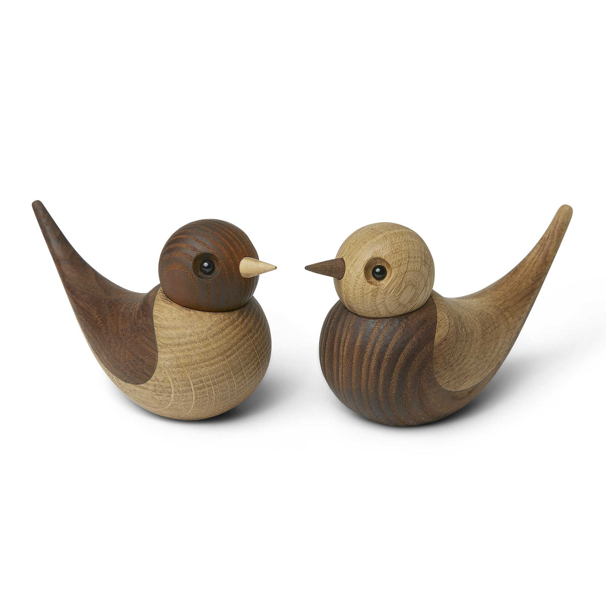 Wooden Swallow Pair Soulmates – Oak · 14 cm | Spring Copenhagen