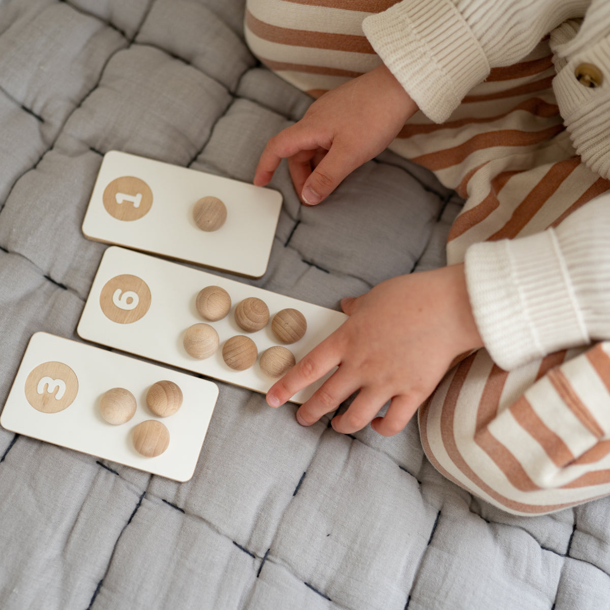 COUNTING NUMBERS - Spielsteine - Zählspielzeug - Montessori | milin