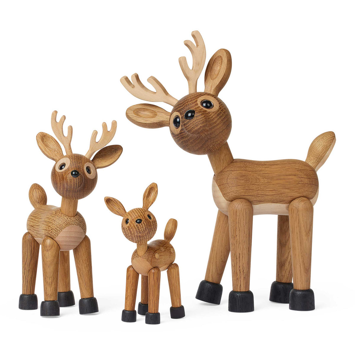 Holzhirsch Star – Eiche · 14 cm | Spring Copenhagen