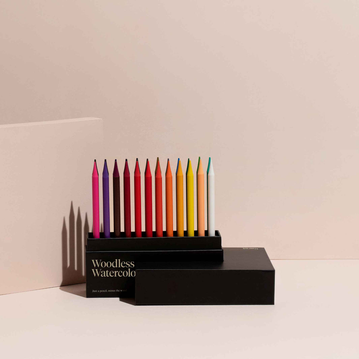 WOODLESS WATERCOLOUR PENCILS - wood-free graphite PENCIL SET - set of 24 | Karst Stone Paper