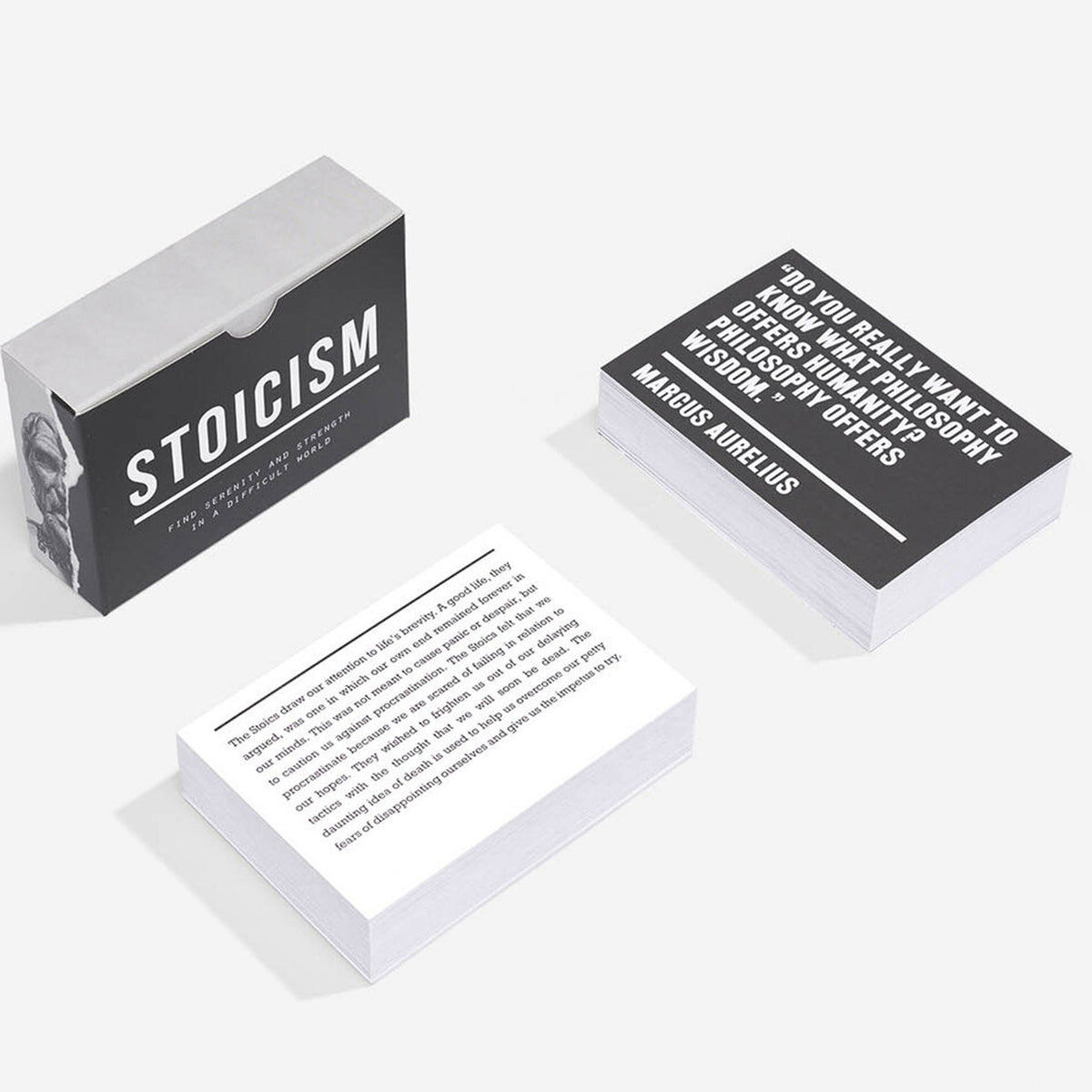 STOICISME | JEU DE CARTES | Édition anglaise | The School of Life