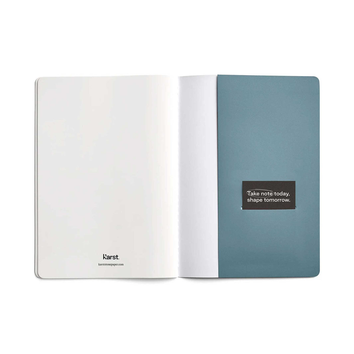 Softcover JOURNALS | Twin Pack | A5 lined & blank | Karst Stone Paper