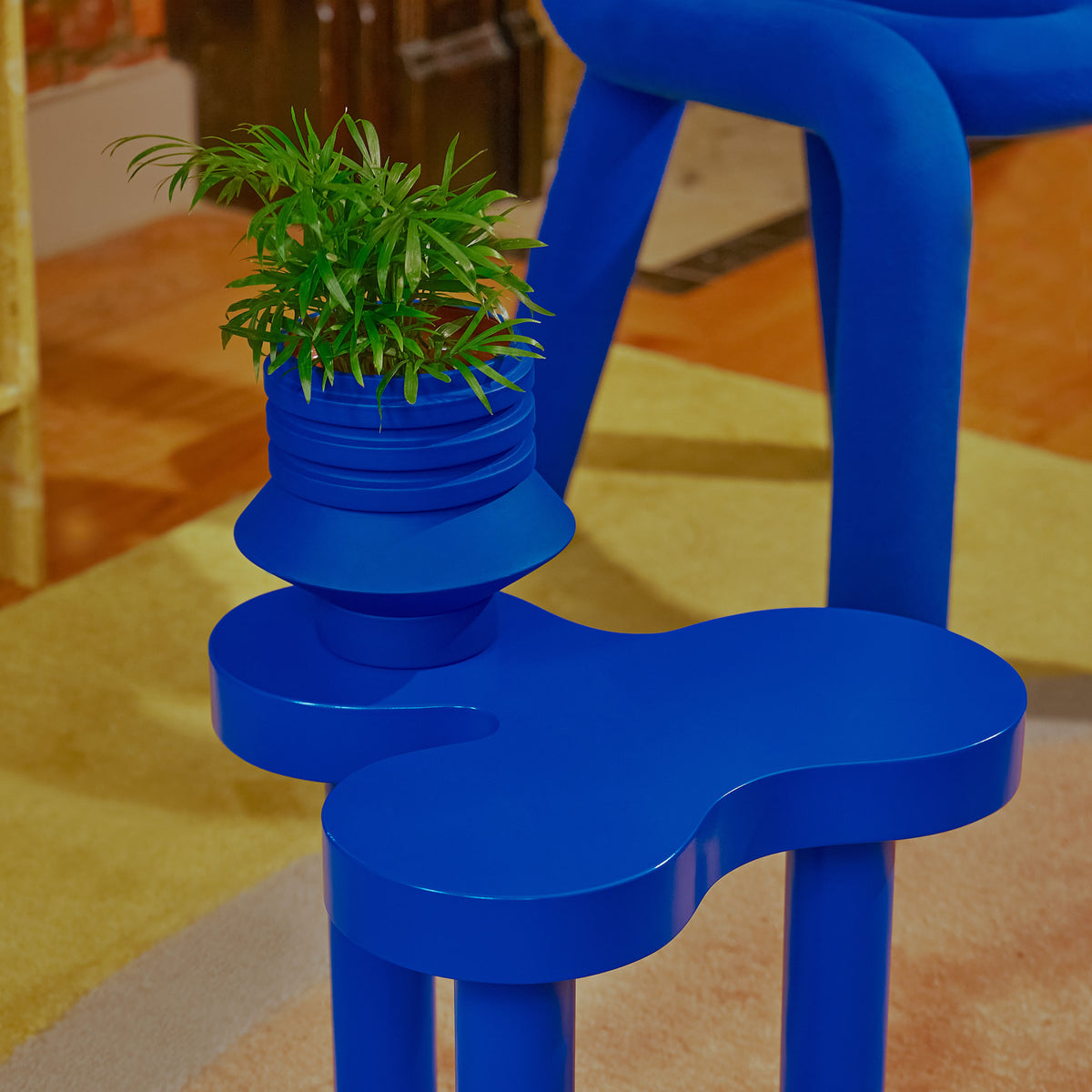 STRATA PLANT VESSEL | Blue PLANTER | Simone Brewster | Areaware
