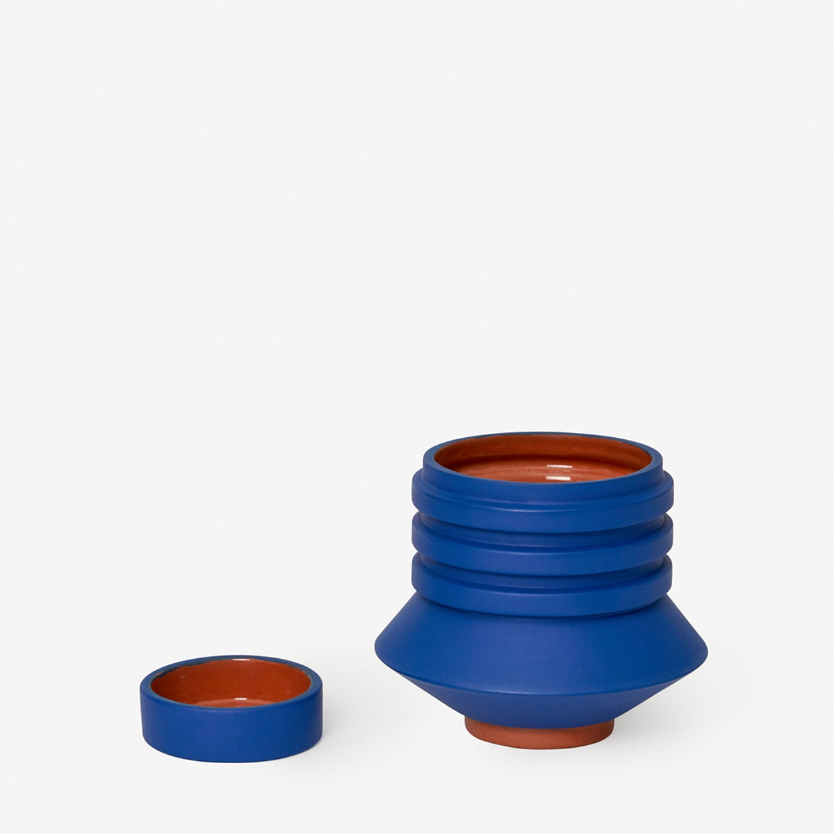 STRATA PLANT VESSEL | Blue PLANTER | Simone Brewster | Areaware