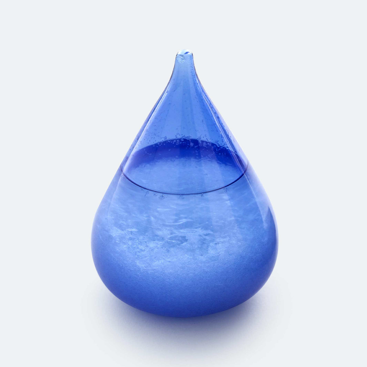 Sturmglas "Tempo Drop" Mini – Glas · Blau · 11 cm | 100percent