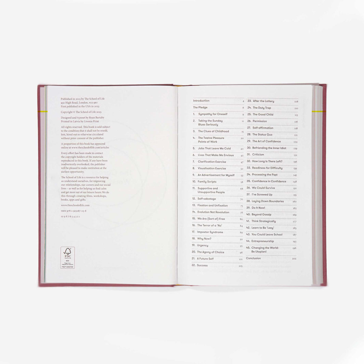 Workbook "The Career Workbook" – Englisch | The School of Life