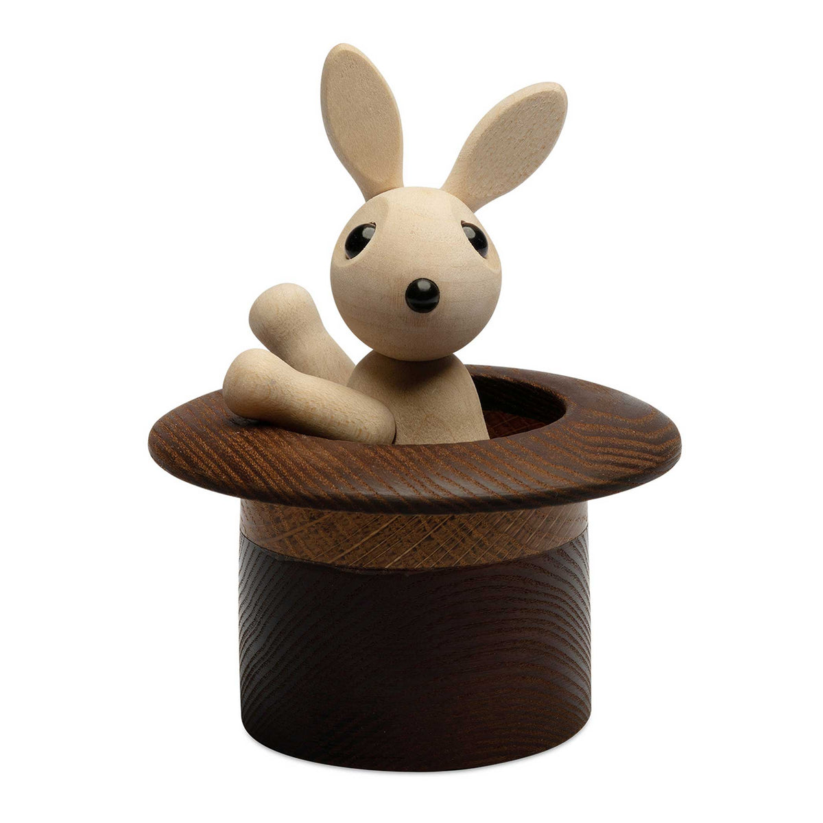 Holzhase "The Magic Hat" – Eiche · 7 cm | Spring Copenhagen