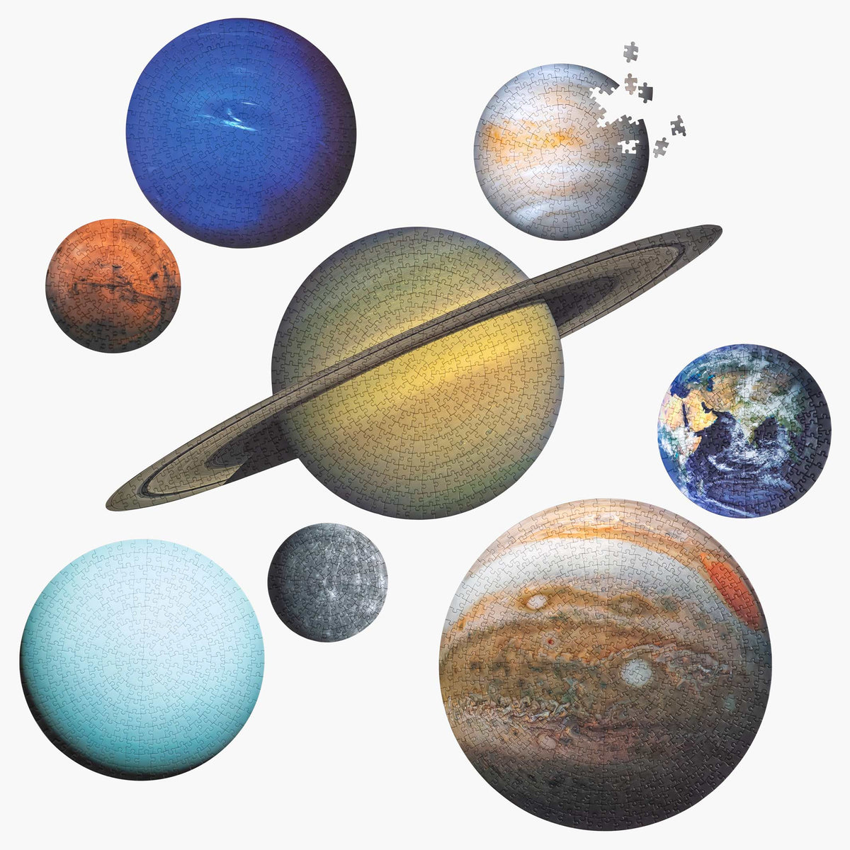 THE PLANETS - Set aus acht Planeten Puzzles - 2.000 Teile | parkside