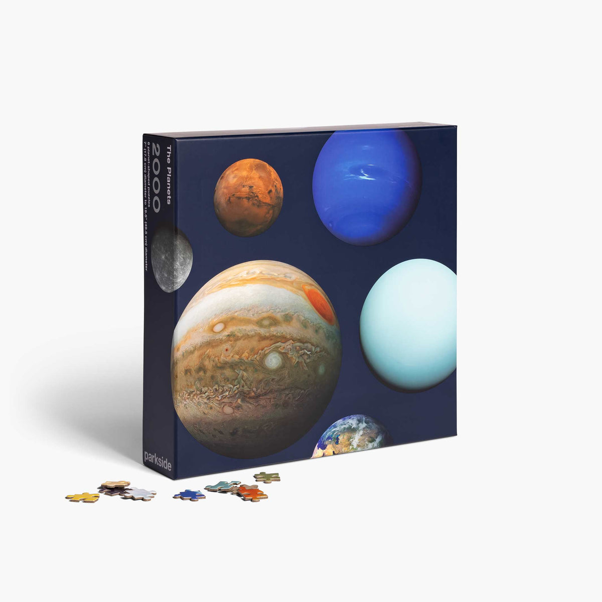 THE PLANETS - Set aus acht Planeten Puzzles - 2.000 Teile | parkside