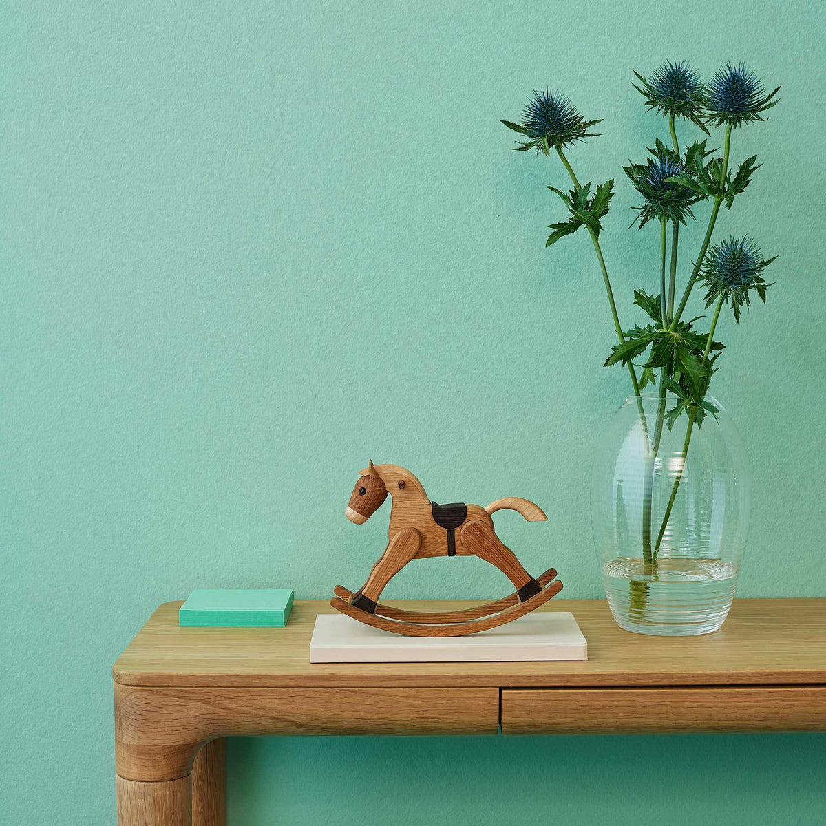 Holz-Schaukelpferd Klein – Eiche · 15 cm | Spring Copenhagen