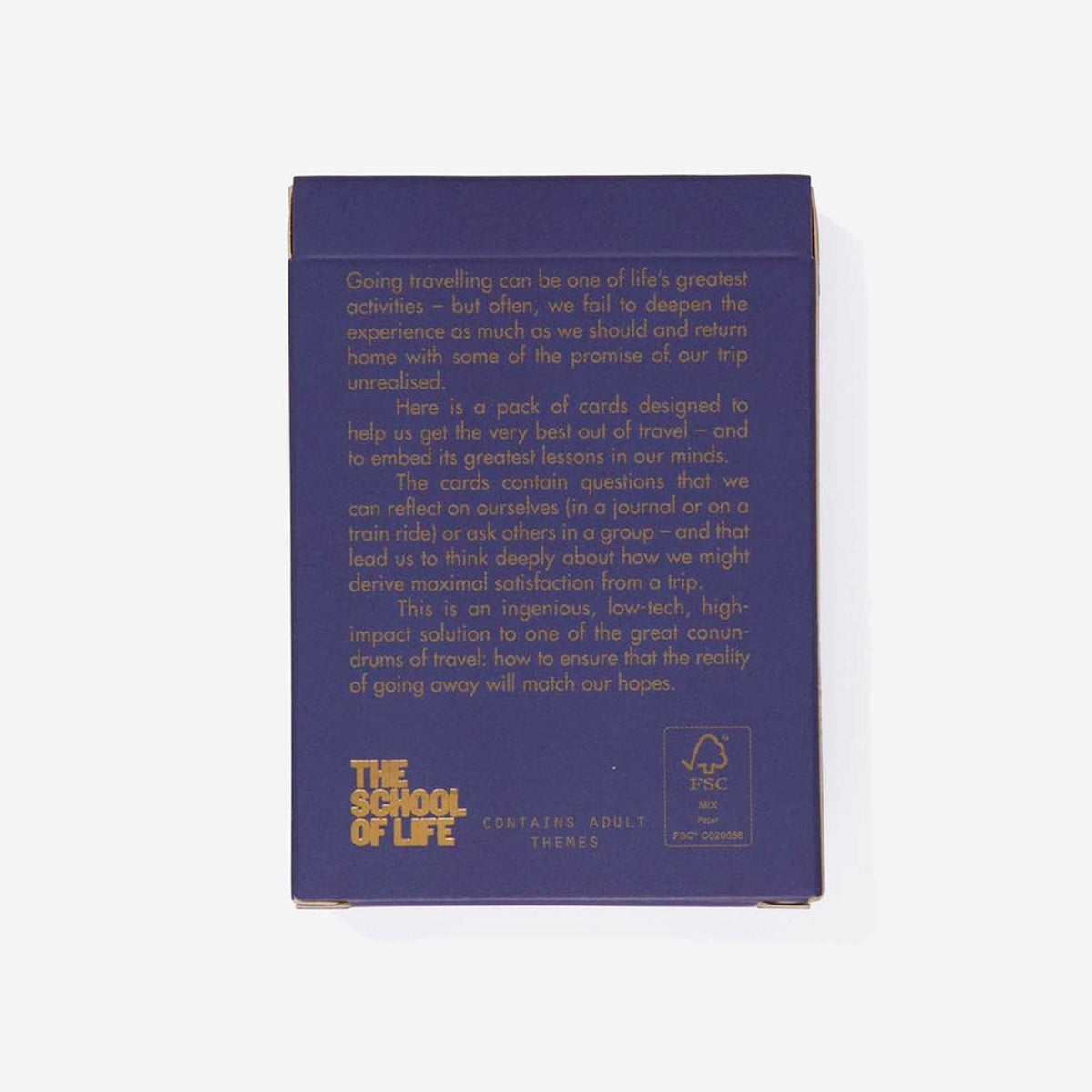 TRAVEL THERAPY | JEU DE CARTES | Édition anglaise | The School of Life