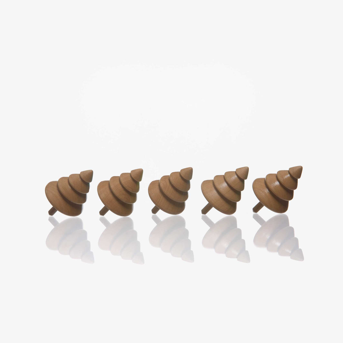 Tree Tops - Lot de 5 toupies - Karl Zahn | Connaissance de la zone