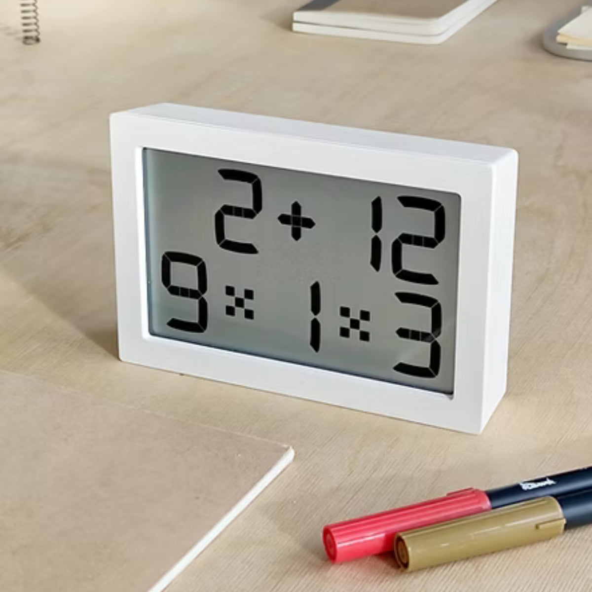Rechenuhr "Albert Clock" Mini – LCD · 14 cm | Albert Clock