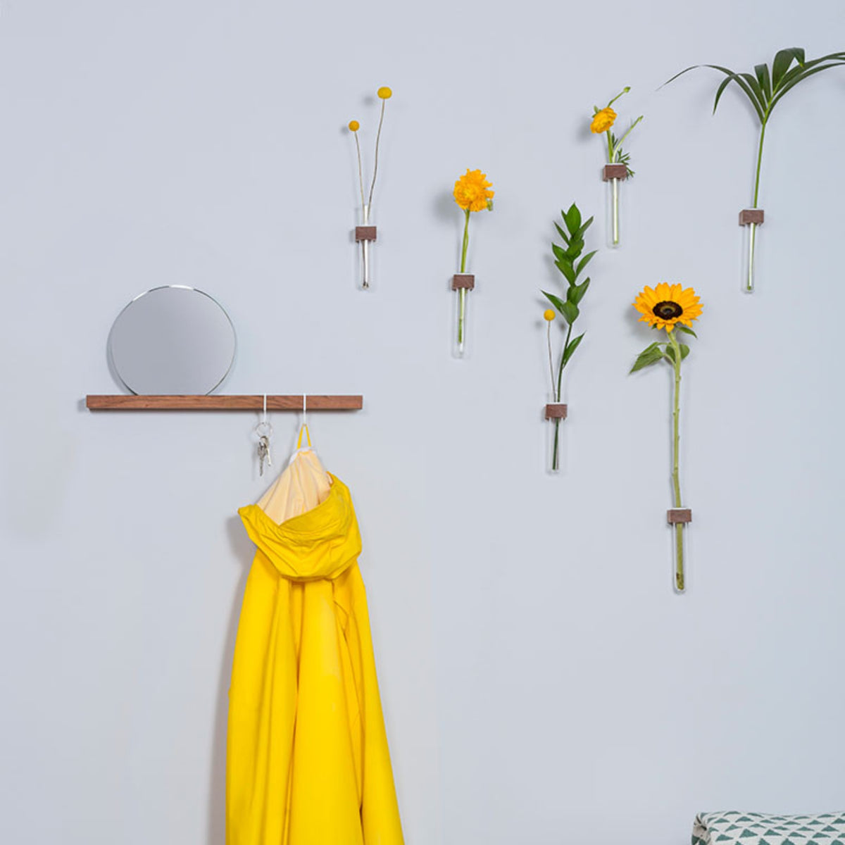 CONTAINER 2 - Holzvase für die Wand - 2er Set | FIGR1