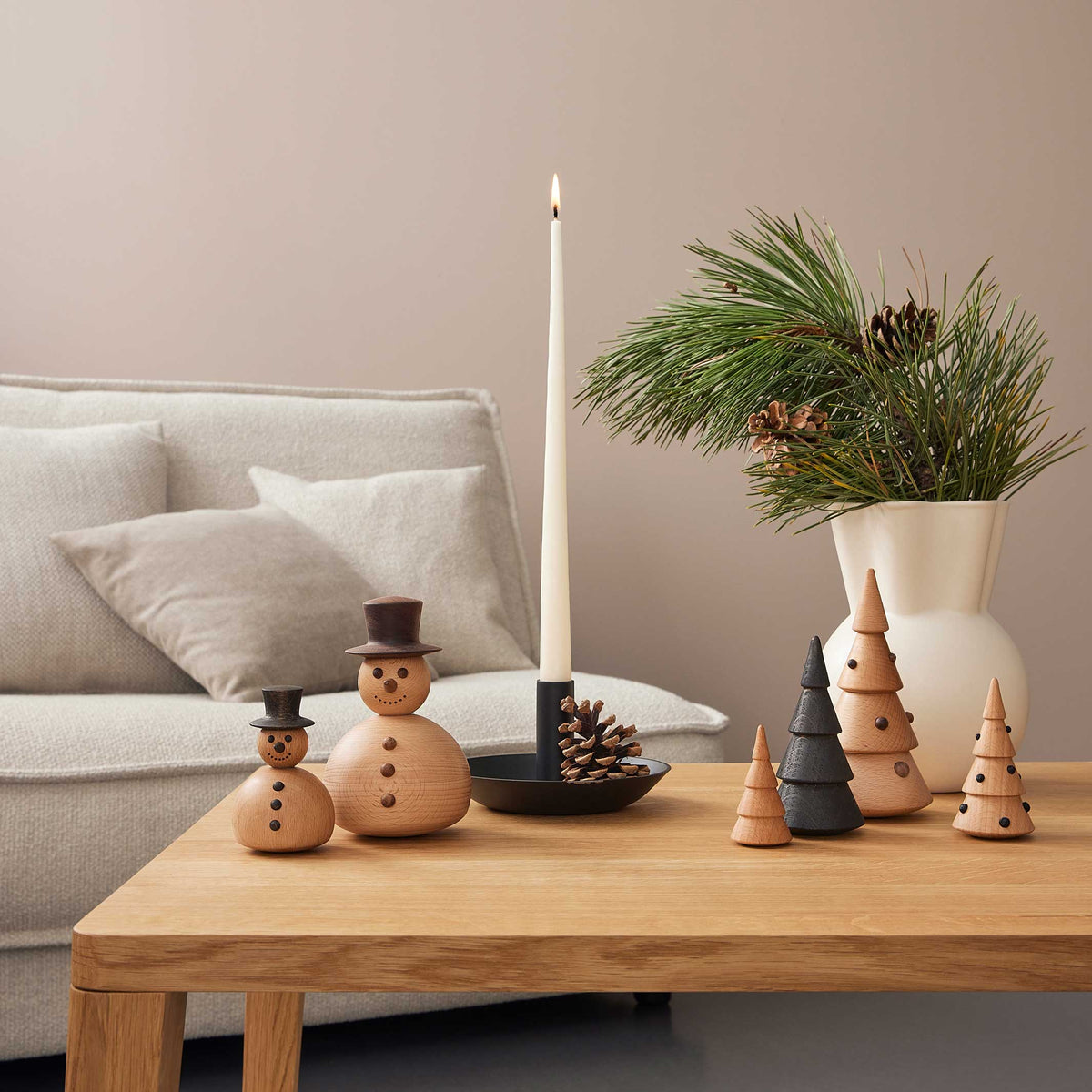 Candle Holder "Water Lily" – Steel · Ø 15 cm | Spring Copenhagen