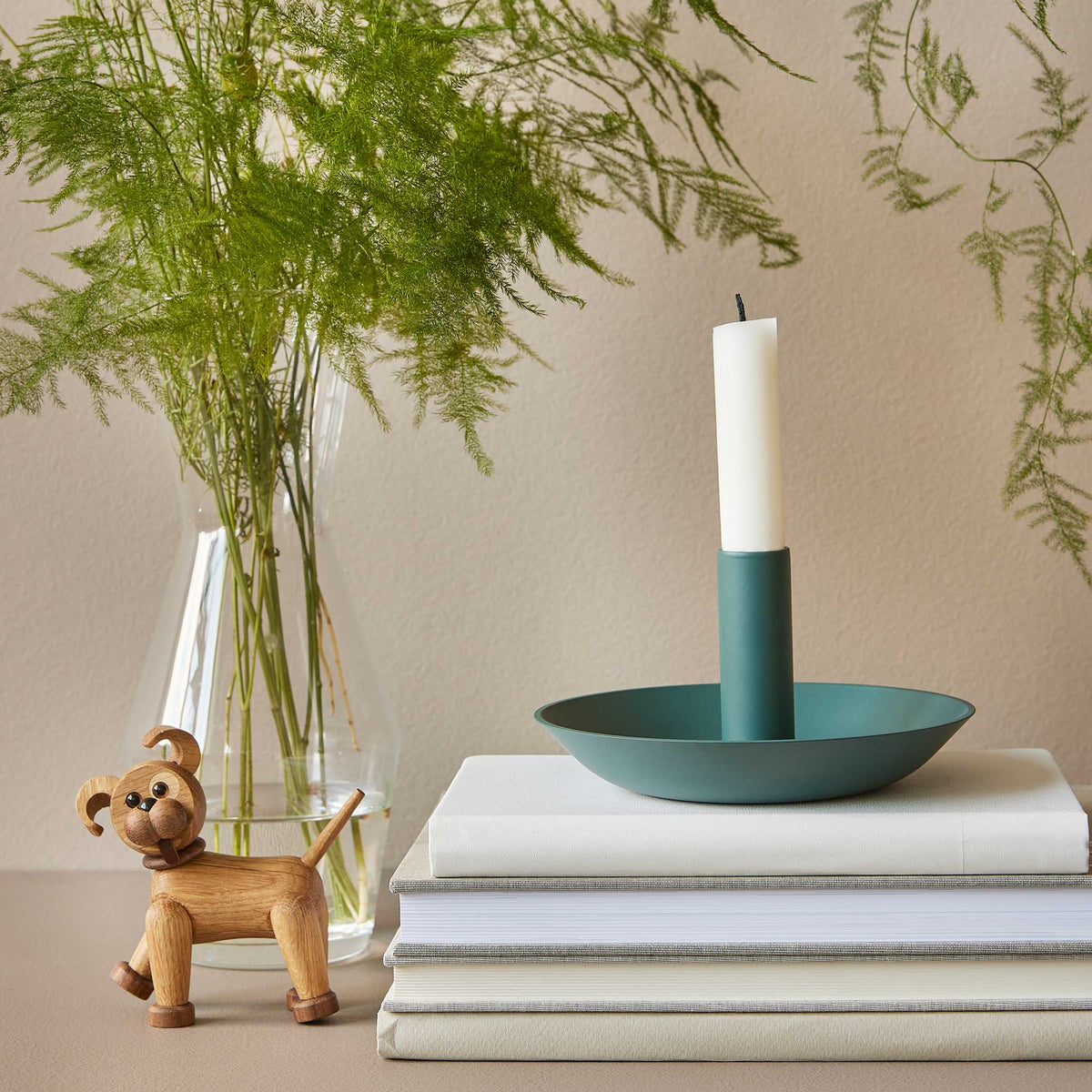 Kerzenständer "Water Lily" – Stahl · Ø 15 cm | Spring Copenhagen