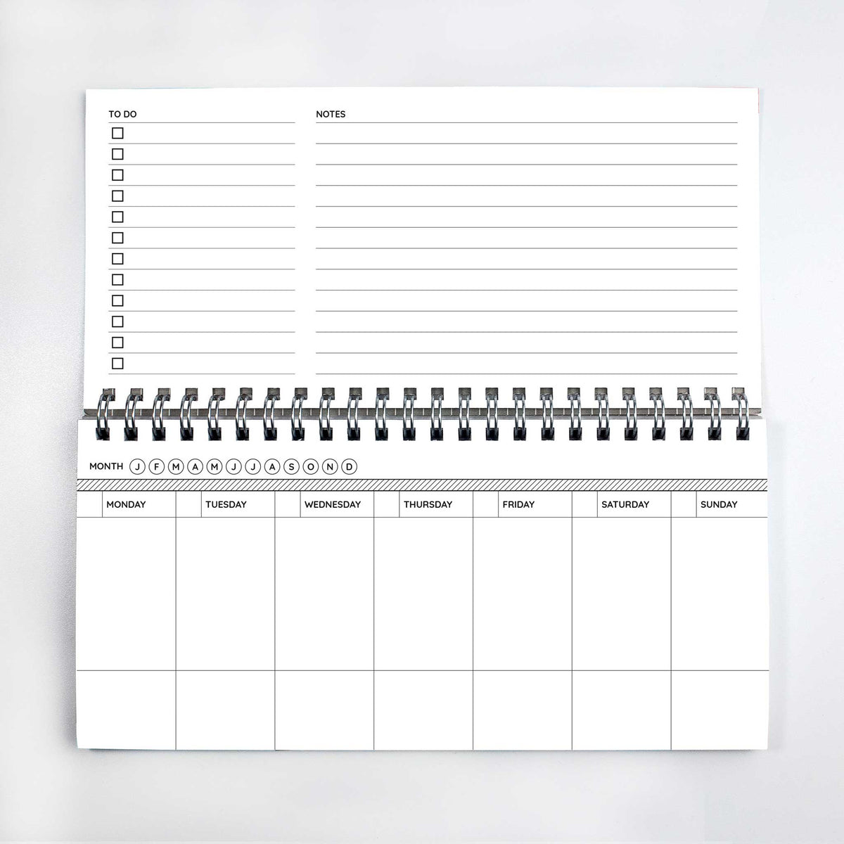 WEEKLY PLANNER Betty | WOCHEN SCHREIBTISCH PLANER | 108 Seiten | nolki