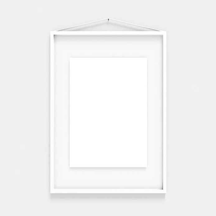 FRAME WHITE - picture frame - aluminum | Moebe