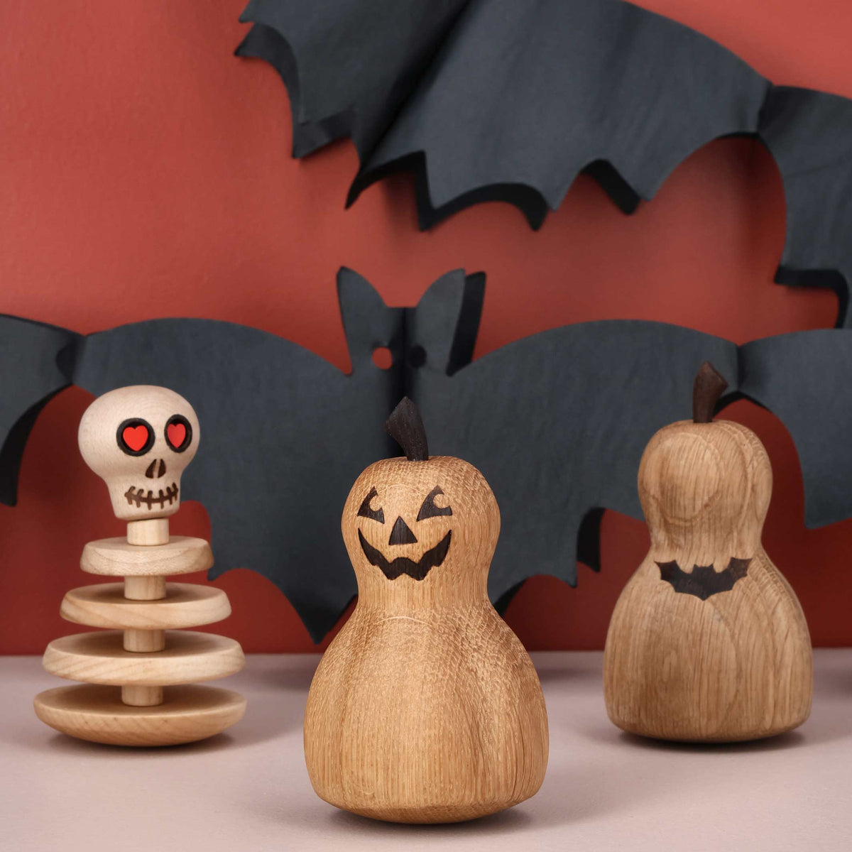 Holz-Kürbis "The Pumpkin" – Eiche · 10 cm | Spring Copenhagen