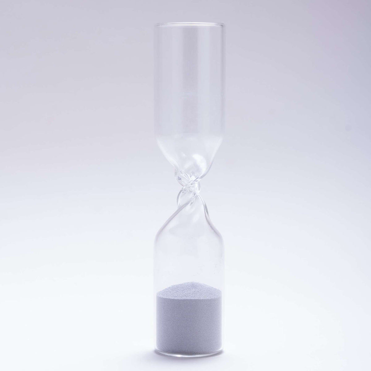 TIMELESS - meditative Sanduhr ohne Zeitmessung - mundgeblasenes Klarglas - Studio Cohaku | 100percent