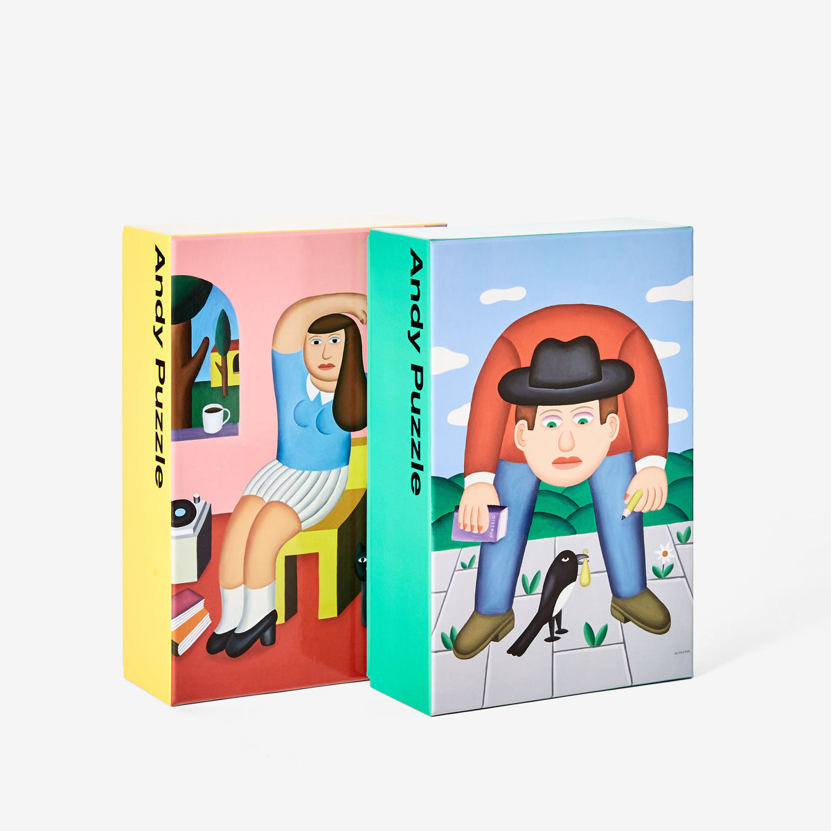 LA GAZZA LADRA | ANDY PUZZLE | 500 Teile | Andy Rementer | Areaware