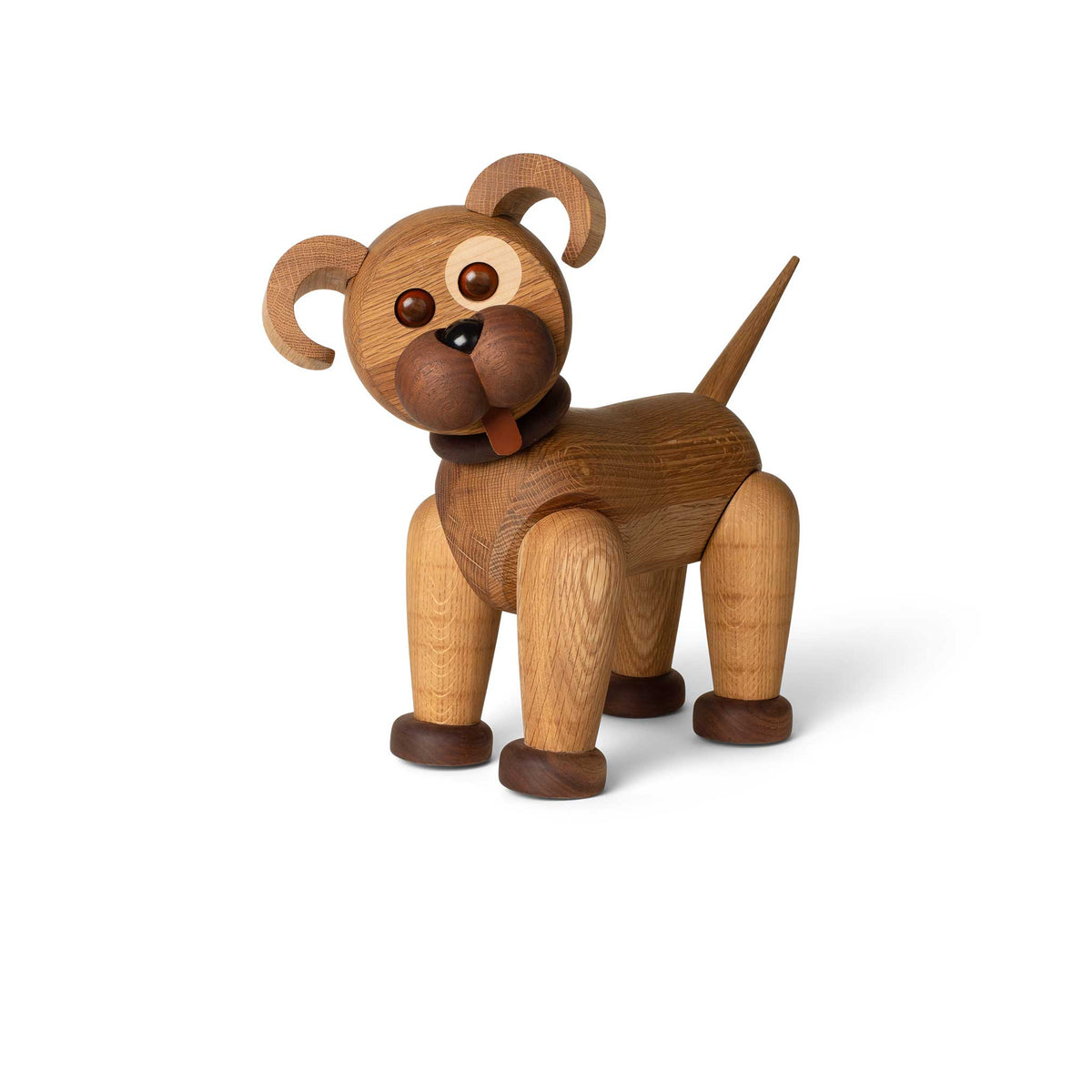 Holzhund Big Happy Groß – Eiche · 38 cm | Spring Copenhagen