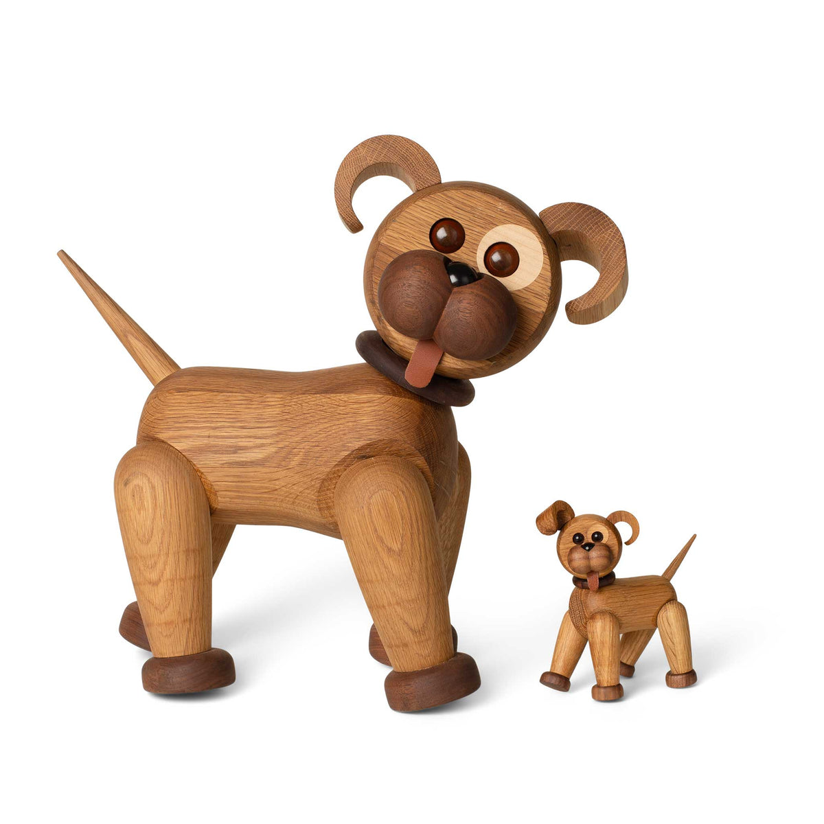 Holzhund Big Happy Groß – Eiche · 38 cm | Spring Copenhagen