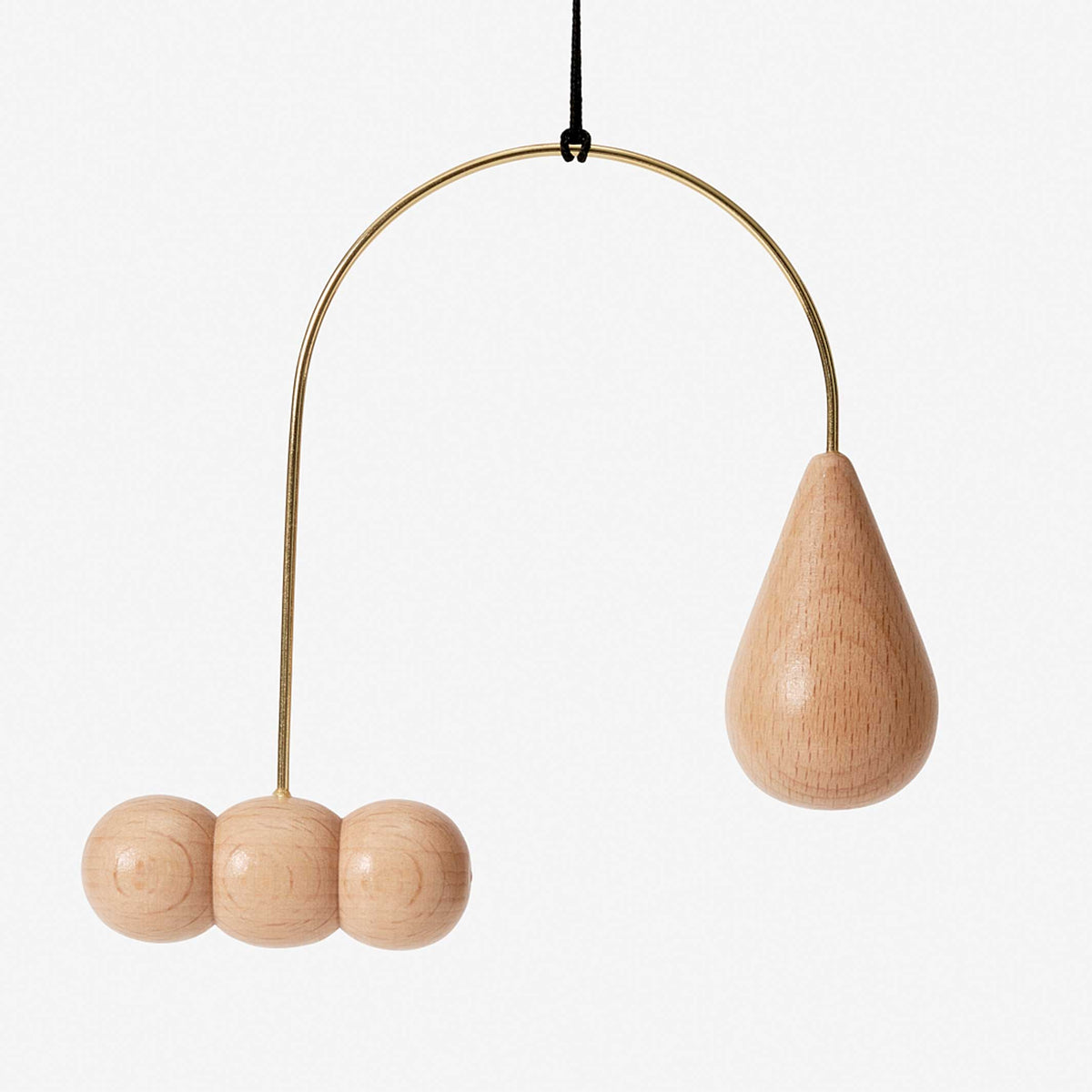 BRASS ORNAMENTS | WEIHNACHTSBAUM-SCHMUCK | 3er Set Messing & Holz in vers. Formen | Pat Kim | Areaware