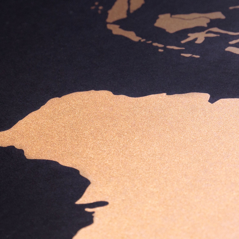 COPPER MAP | Luxus KUPFER-WELTKARTE | Awesome Maps - Charles & Marie