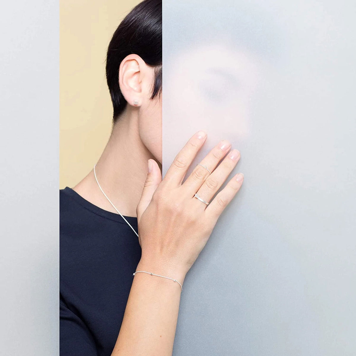 CUBE | 925er Sterling Silber RING | Jonathan Radetz