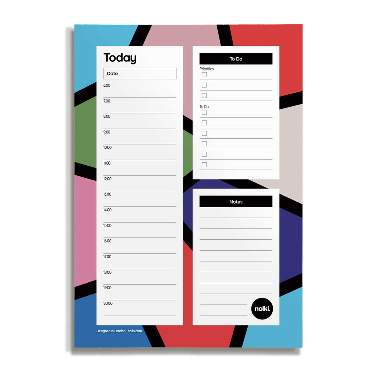 DAYPAD Aurora | TAGESPLANER | A5 & 100 Seiten | nolki - Charles & Marie
