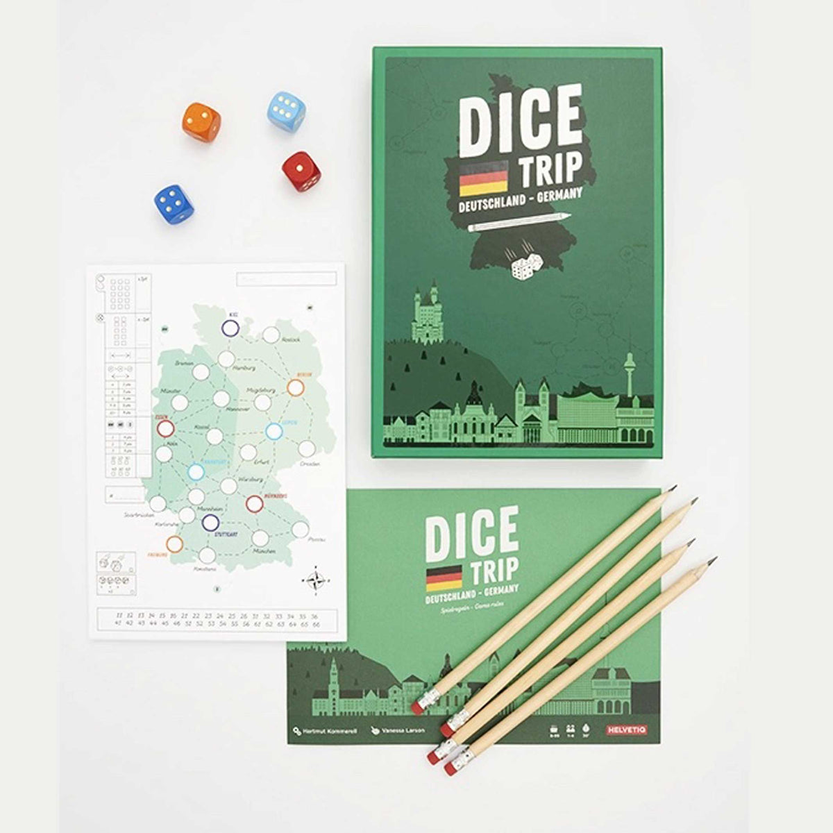 DICE TRIP Deutschland | Knobel-SPIEL | Helvetiq