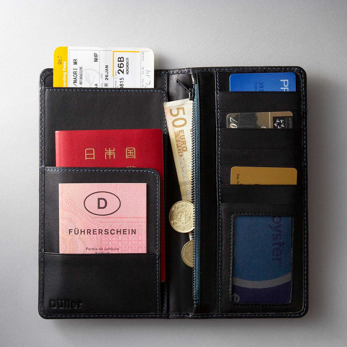 REISE-ORGANIZER Leder | Naori Miyazaki | Dueller - Charles & Marie