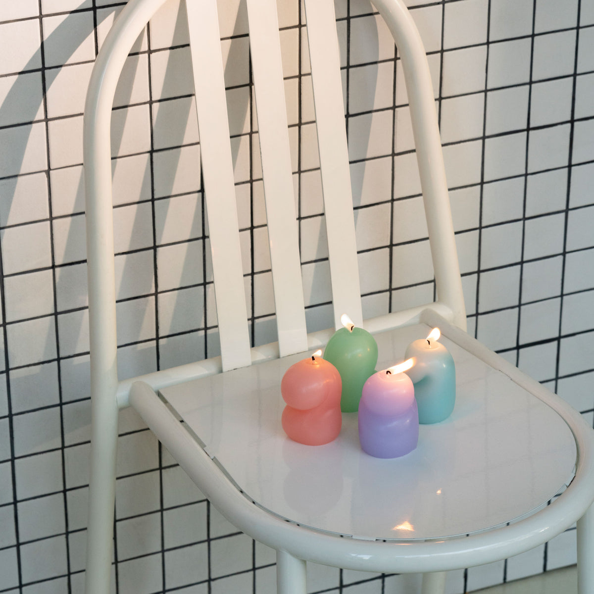 GOOBER Mini | Set aus vier kleinen KERZEN | Talbot & Yoon | Areaware