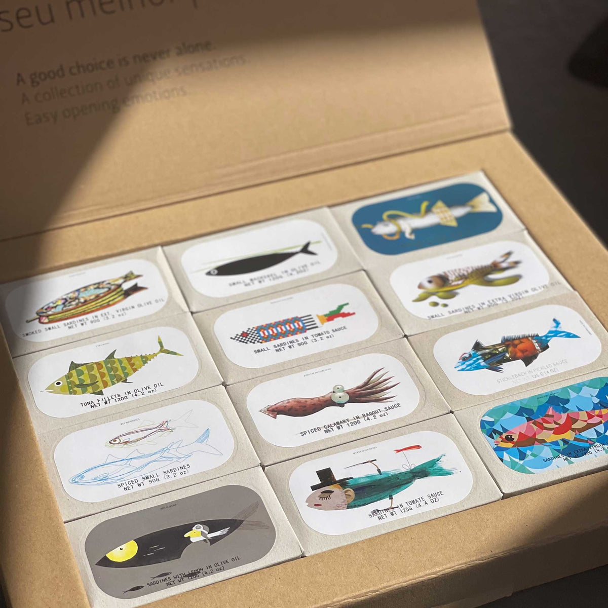 Fischkonserven-Geschenkset – 12 Dosen | José Gourmet