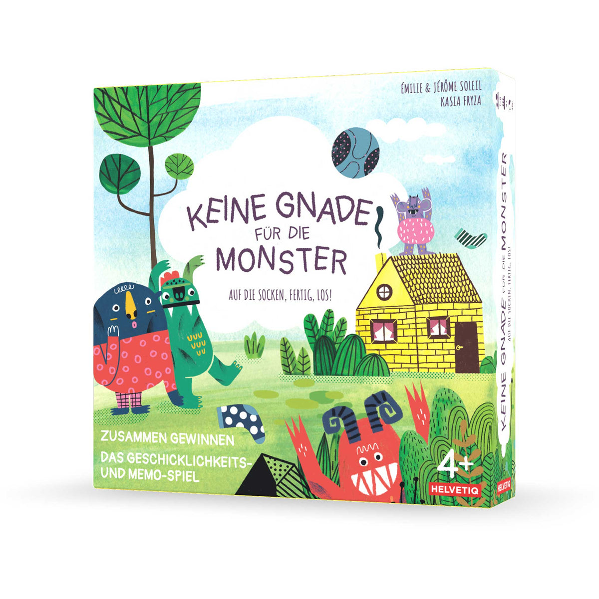 KEINE GNADE für die MONSTER | Geschicklichkeits- & Memo-SPIEL | Helvetiq - Charles & Marie