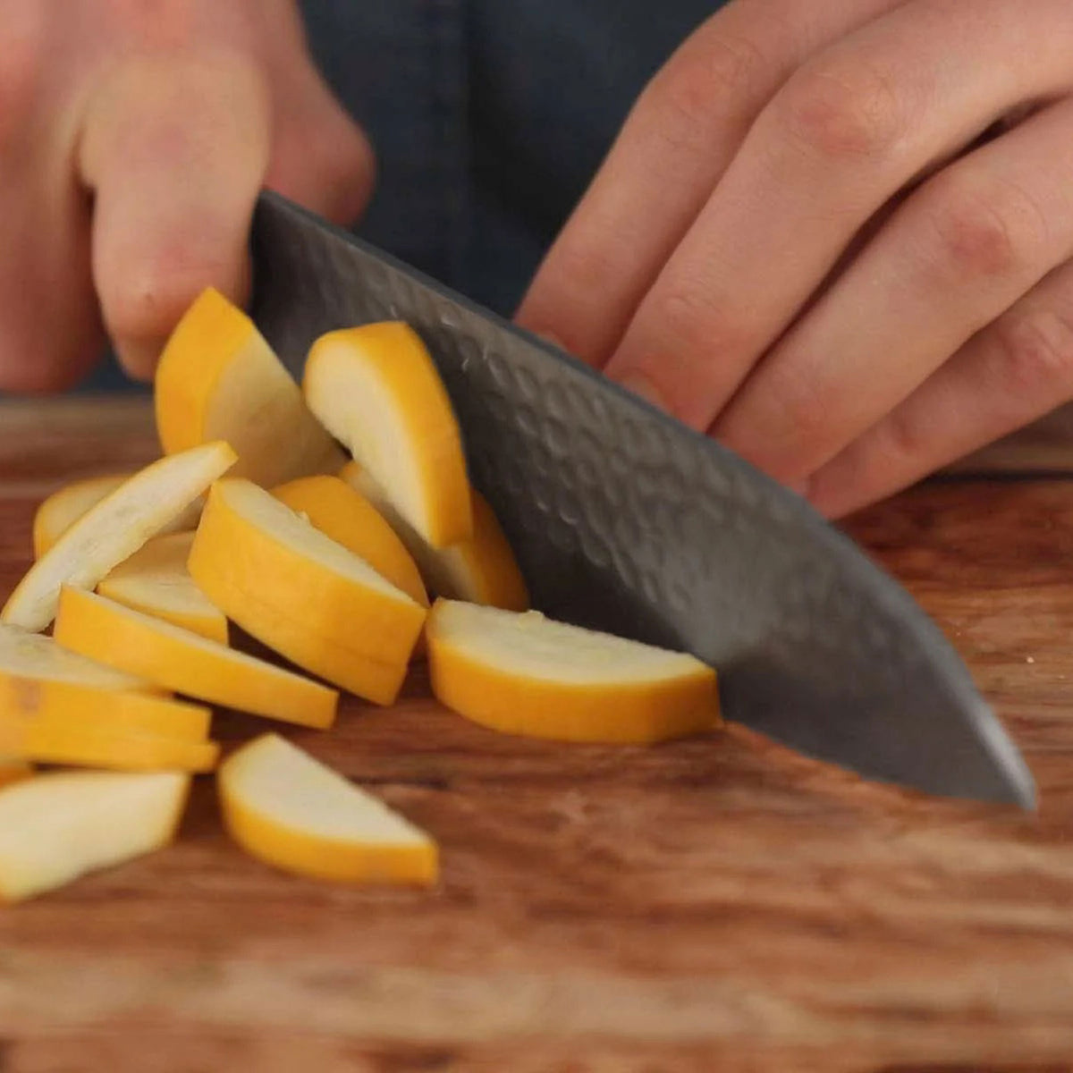 SANTOKU | COUTEAU POLYVALENT | coffret cadeau saya en bois et bambou | Lame de 18 cm | Kotai