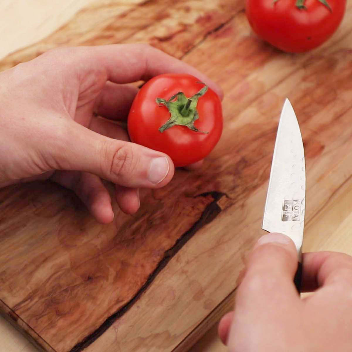COUTEAUX À LÉGUMES ET À ÉPlucher | coffret cadeau saya en bois et bambou | Lame de 9 cm | Kotai