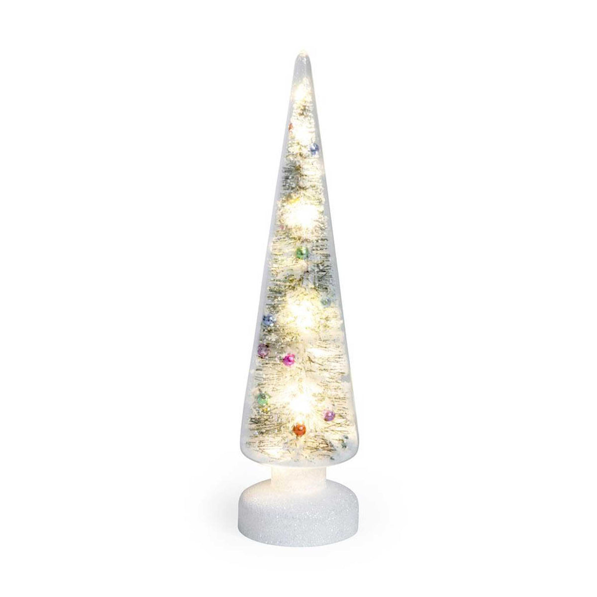 SNOWY WONDERLAND | Glas-TANNENBAUM mit LED Beleuchtung | MoMA - Charles & Marie