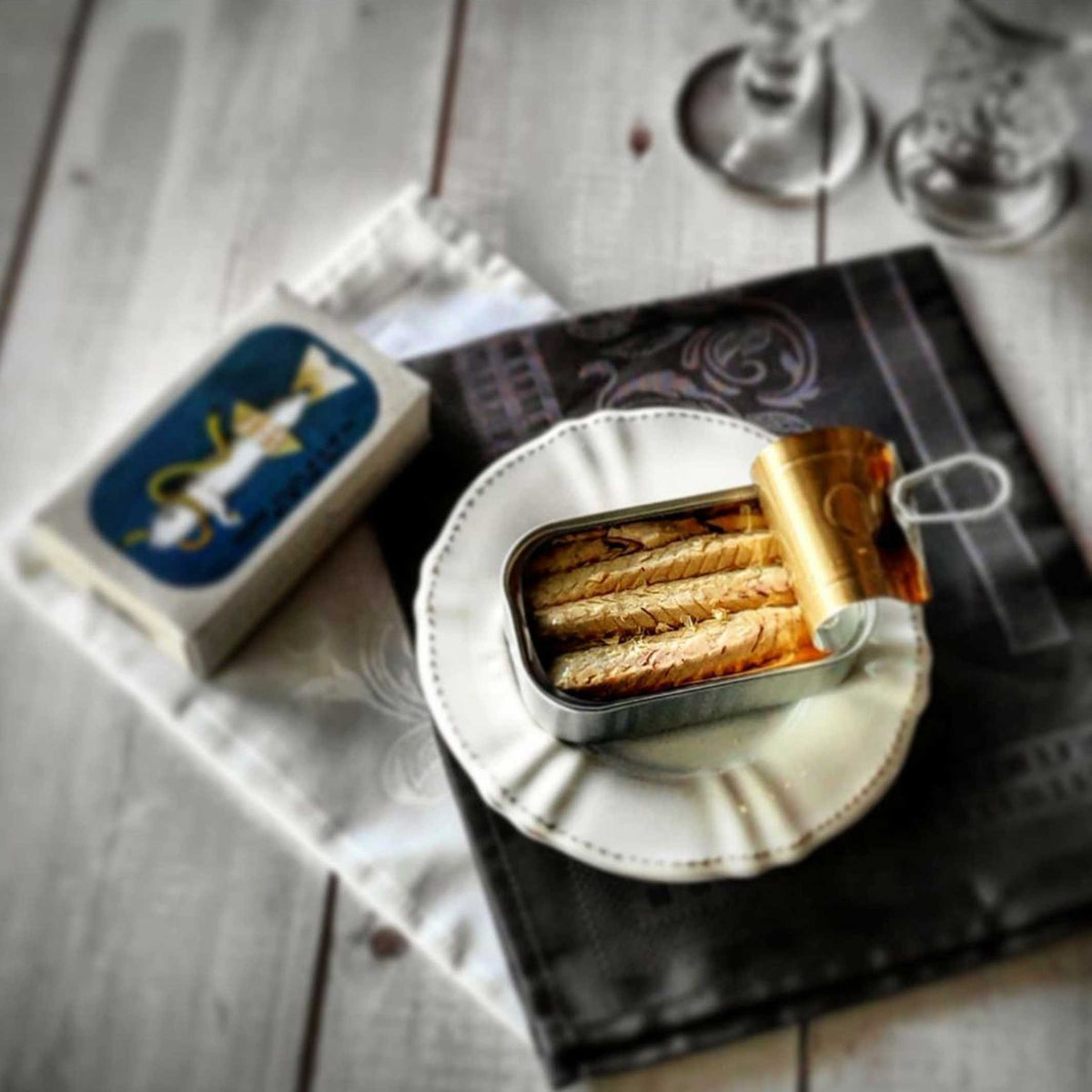 FILETS DE MACKRELE à l'huile d'olive | Épicerie fine CONSERVE DE POISSON | 125gr | José Gourmet