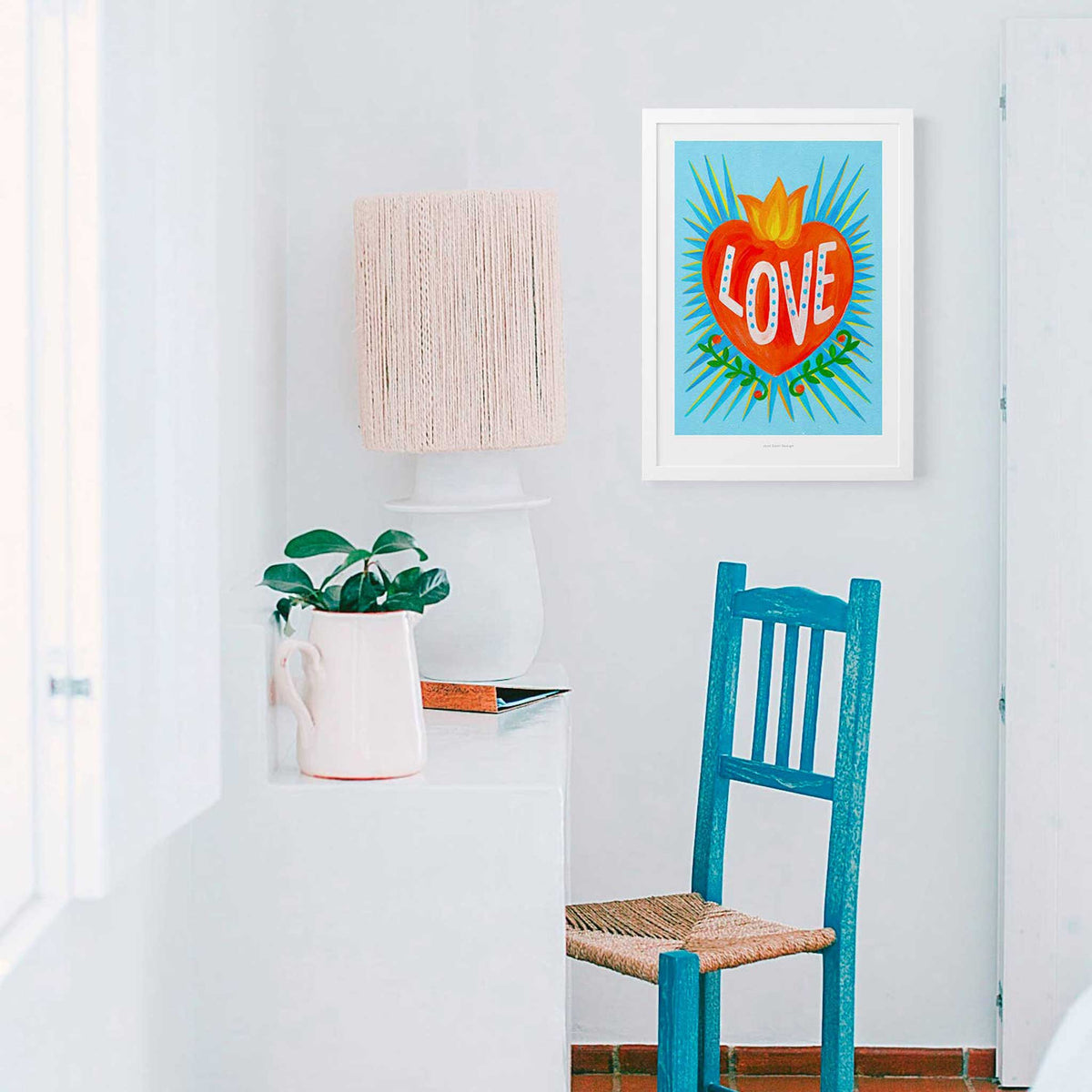 MEXICAN LOVE HEART | Grafik POSTER | A4 Format | Just Another Cool Design