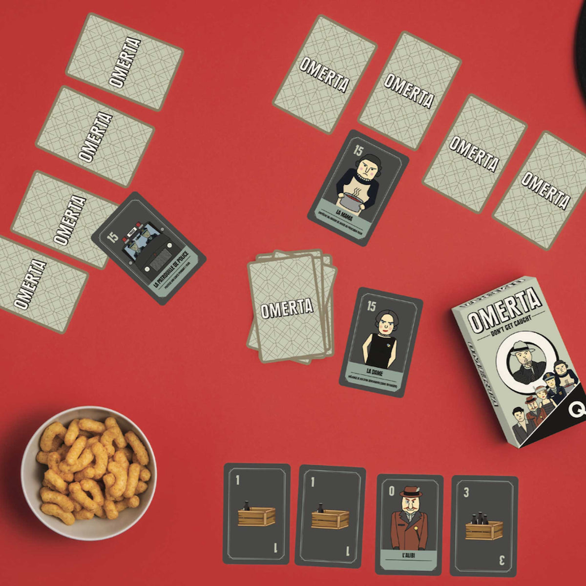 OMERTA | Brainburner KARTENSPIEL | Helvetiq - Charles & Marie