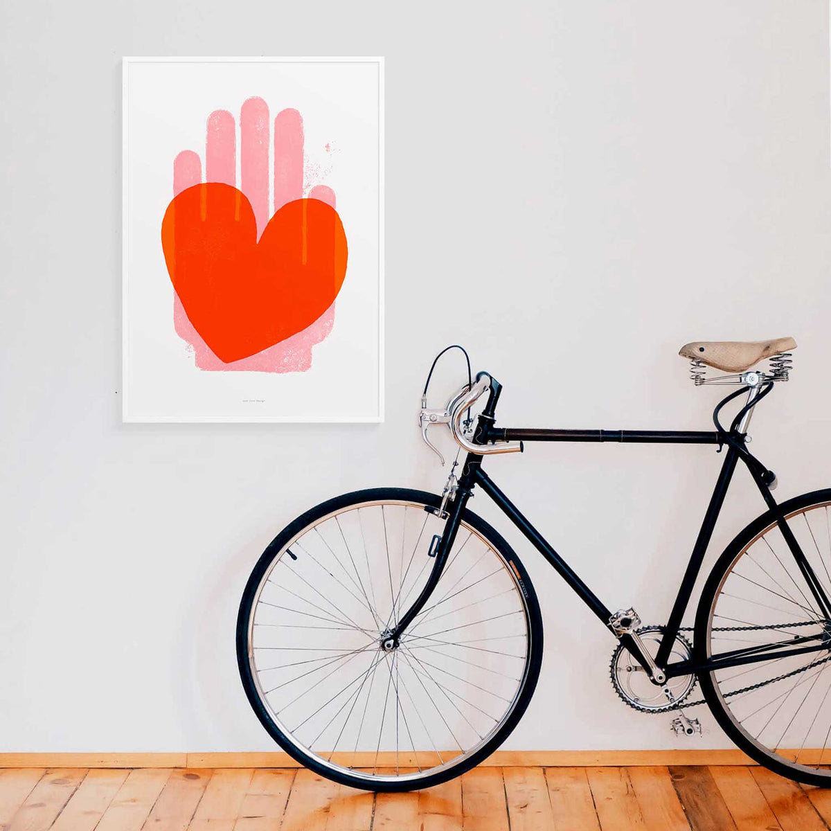 ROTES HERZ | Grafik POSTER | A3 Format | Just Another Cool Design