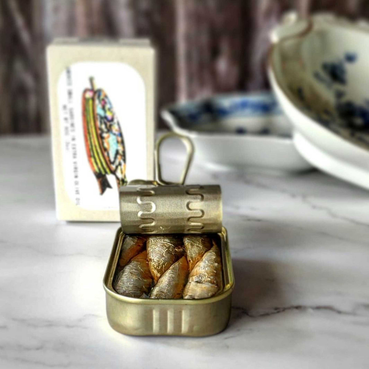 Petites SARDINES fumées à l'huile d'olive extra vierge | Épicerie fine CONSERVE DE POISSON | 120gr | José Gourmet