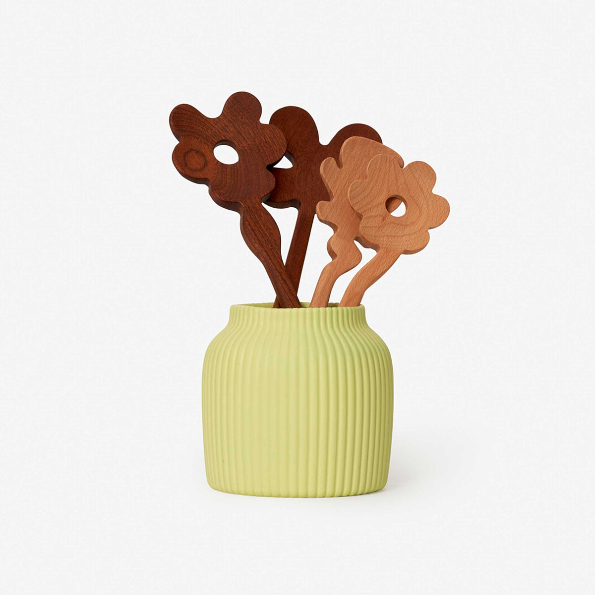 SERVING FRIENDS Blumen | große HOLZLÖFFEL & SERVIERBESTECK | Selena Liu | Areaware
