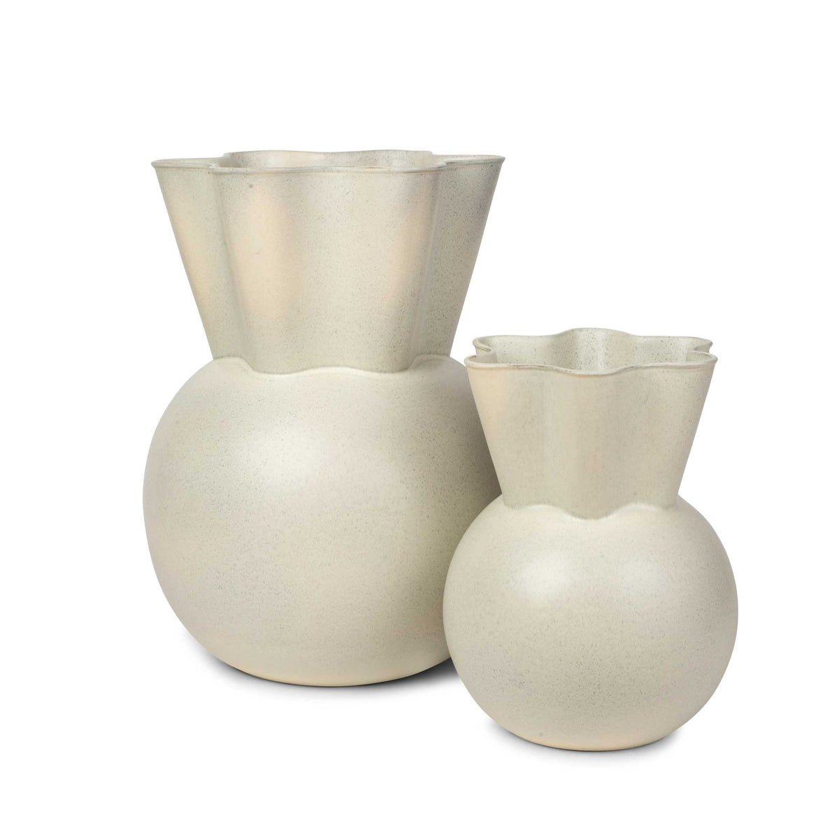Keramikvase "Svungen Top" – Keramik · 21 cm | Spring Copenhagen