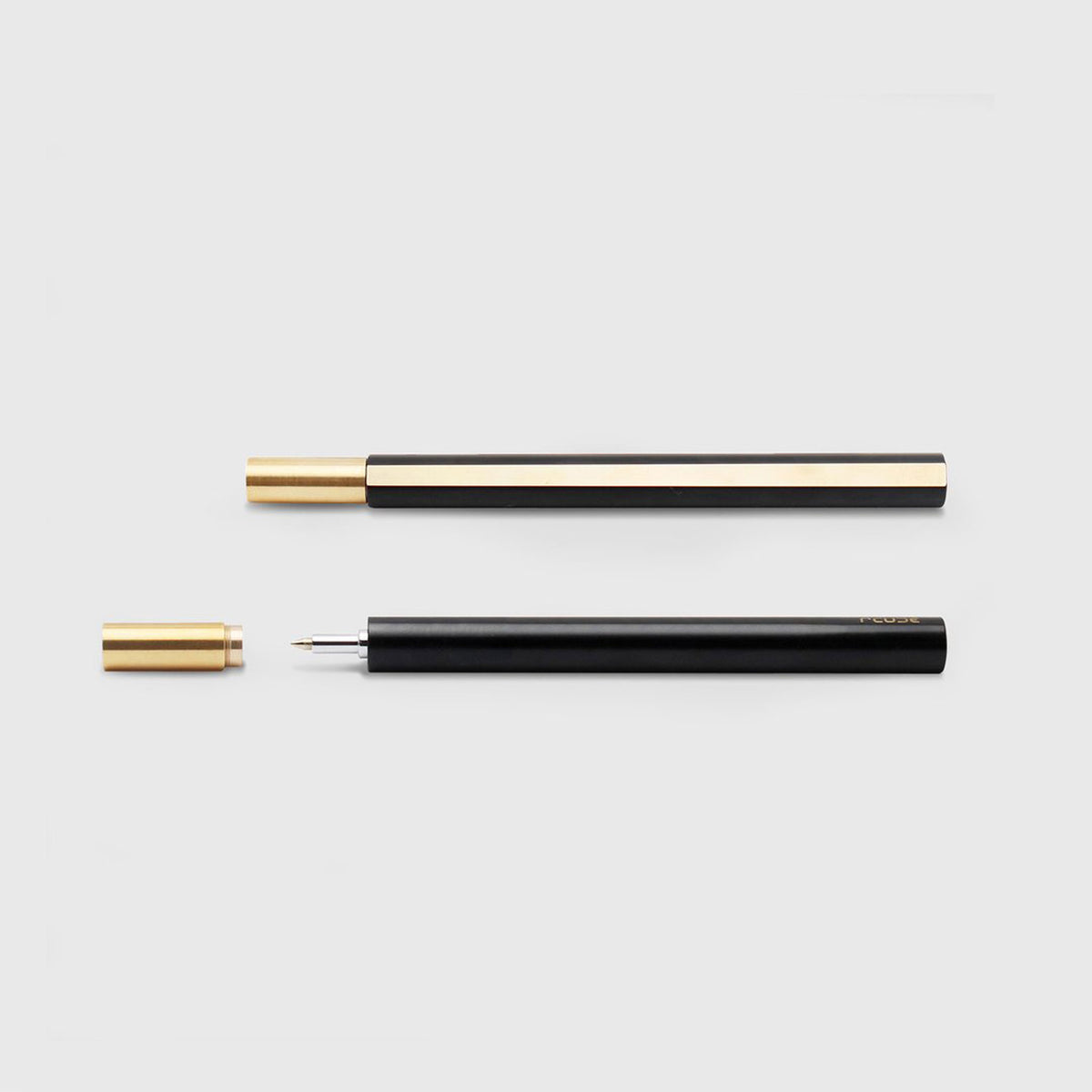 VISITE | STYLO À BILLE en laiton | conception de cube