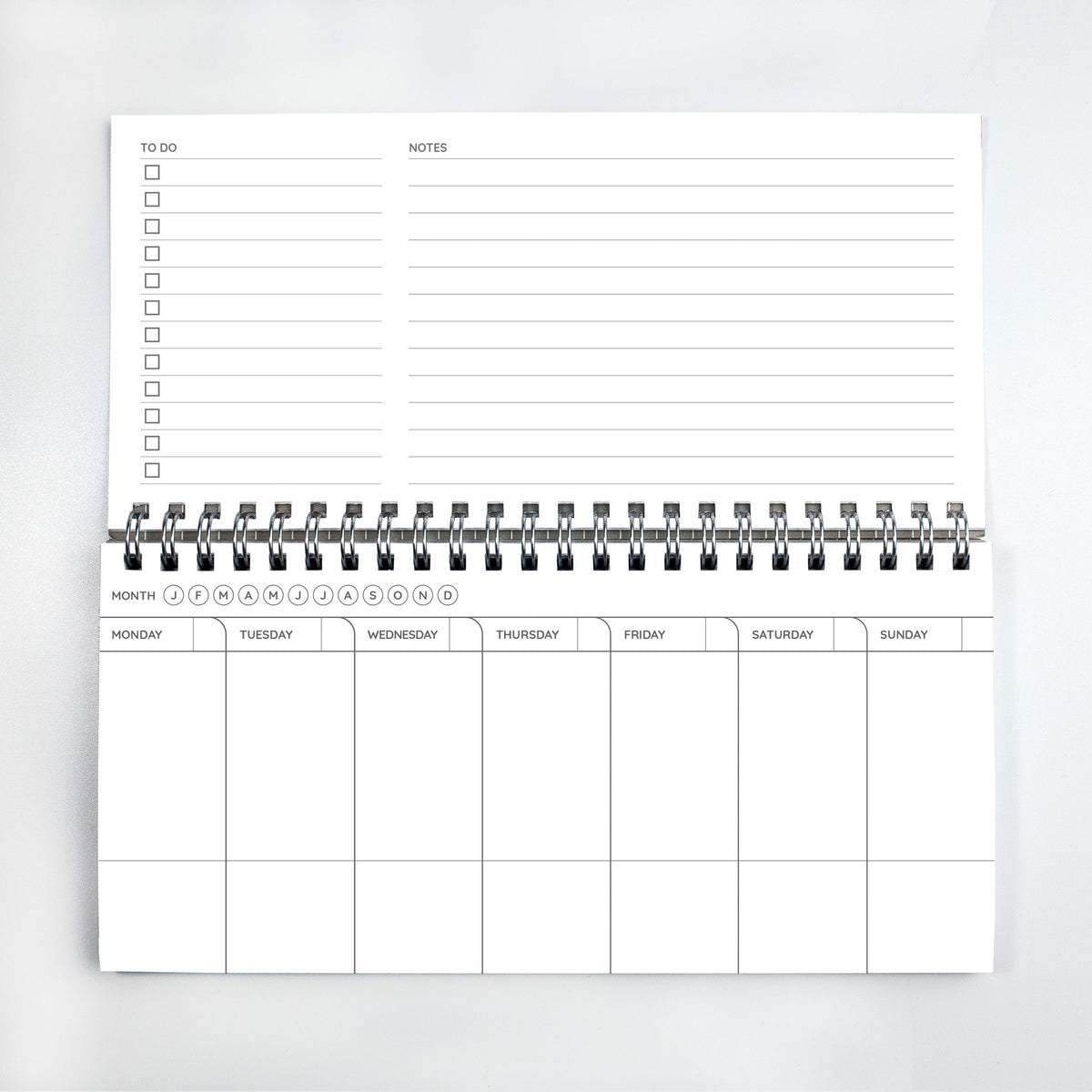WEEKLY PLANNER Luna Park | WOCHEN SCHREIBTISCH PLANER | 108 Seiten | nolki
