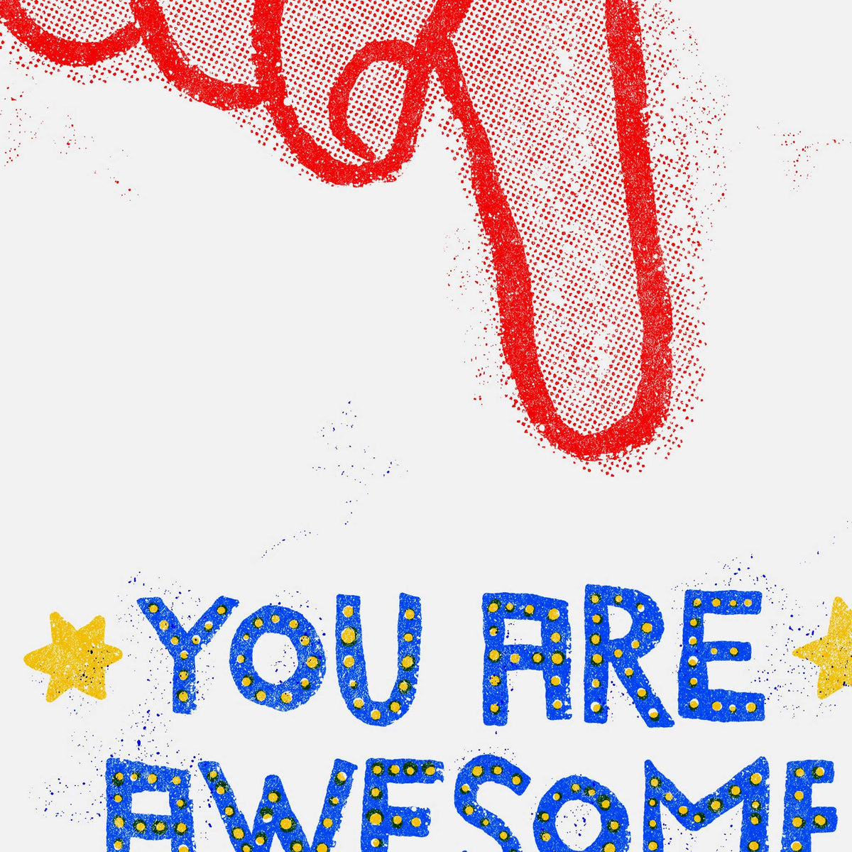 YOU ARE AWESOME | Grafik POSTER | A3 Format | Just Another Cool Design